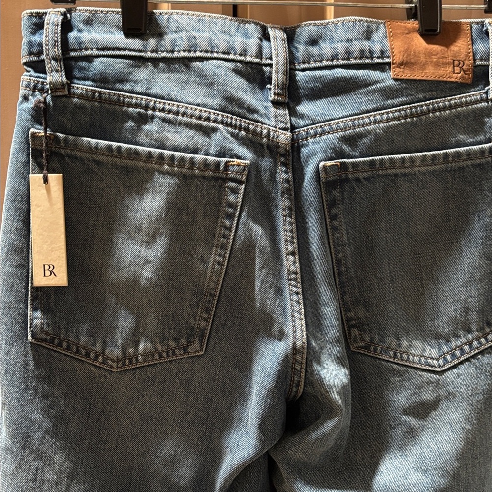 Banana Republic NWT Petite Blue wide leg Jeans. - Picture 12 of 14